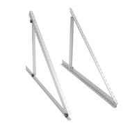 Hamwesh Solar Panel Mount, 41in Adjustable Tilt Mounting Brackets Solar Panel Mounting Brackets, Stand with Foldable Legs Aluminum Alloy for RV Roof Boat Ground Wall