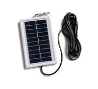 Hamwesh Solar Panel with 3 Meters Type C Cable, 1W 5V 200mA (1W Frame | Stable Output, Monocrystalline for Low Light, Easy Installation with Carabiner, Versatile for Garden Lamps, Security Cameras