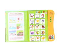 Hamwesh Sound Book, Spanish Interactive Preschool Learning Electronic Reader with 11 Educational Topics for Kids Over 3 Years Old (Orange)