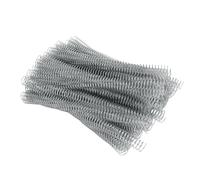 Hamwesh Spiral Binding Coil, 100pcs 170 Sheets Capacity 4 to 1 Pitch Wire Binding Spines, Coils with 48 Loops and 360 Degree Rotation for Letter Size Paper and A4 (Silver)
