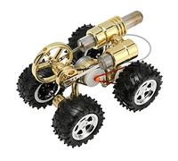 Hamwesh Stirling Engine, Hot Air Powered Pre-Assembled Stirling Car Model, Early Educational Physical Car Toy Model Kit with Zinc Alloy Slot Fixed Alcohol Lamp for Kids Adults Learning