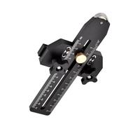 Hamwesh Table Saw Thin Jig, Aluminum Alloy Roller Limiter with Zero Clearance Design Thin Guide, Adjustable Scales Woodworking Tool for Table Saw Router Band