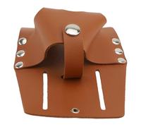 Hamwesh Tape Measure Holder, Heavy Duty PU Leather Tape Measure Holster, Tool Belt Clip with Multifunctional Storage for Drill Bits Cutters Pens for Carpentry Construction Maintenance