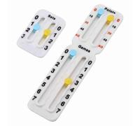 Hamwesh Tennis Score Keeper, Portable Tennis Point Tracker, Lightweight ABS Plastic, Weather Resistant, with Strong Adhesive, for Competitive Players (White)