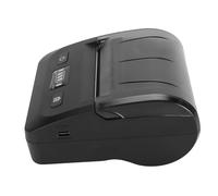 Hamwesh Thermal Receipt Printer, 80mm Multi Language Support Portable Receipt Printer, Compact Mobile Thermal with 2600mAh Battery for Android IOS Restaurant Retail Business