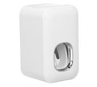 Hamwesh Toothpaste Dispenser, Wall Mounted Automatic Squeezer Hands Operation with Detachable Design for Kids and Adults Bathroom Accessories (White)