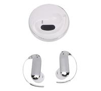 Hamwesh Translation Earbuds, APP Control 144 Languages ENC Noise Reduction Bluetooth 6.0 Over Ear Hook Earphones, Wireless Earbuds with 5H Playtime for Business Learning Sports (White)