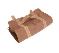 Hamwesh Travel Bartender Kit Bag Canvas Bartender Roll Bar Kit Bag with Multiple Compartments for Home Cocktail Making Parties (Brown)