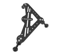 Hamwesh Underwater Camera Stabilizer Tray, CNC Aluminum Alloy Triangular Rig with 1/4 Inch Thread Expandable Holes for Osmo Action Yi AKASOEK70004K Mirrorless Cameras (Black)