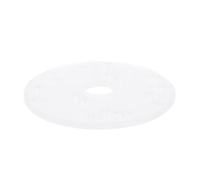 Hamwesh Universal Router Base Plate, 6.46in Diameter 0.28in Thickness Clear Acrylic Router Base Plate, Thick Transparent Acrylic Sub with Brass Centering Pin for Woodworking