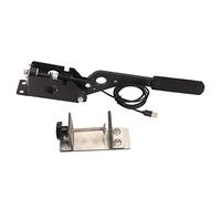 Hamwesh USB Handbrake, 64 Bit Sim Handbrake with 51 Inch Cable, Calibration and Handle Grip, PC for T500 T300 and Sim Racing Games