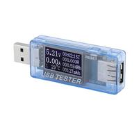 Hamwesh USB Tester, 0-5A 8 in 1 Digital Voltage Current Power Meter Compact Portable USB Voltage Current Tester, Power Meter with Plug and Play for Cell Phones Digital Devices