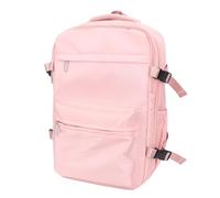 Hamwesh Vacuum Backpack, 27L Expandable Oxford Cloth Travel Backpack, Compression with Electric Pump for 15.6 Inch Laptop Business Travel (Pink)