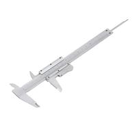 Hamwesh Vernier Caliper, 0-150mm Range 0.05mm Accuracy Carbon Steel Digital Calipers, Dial Caliper with Metal Self Locking Push Hand for Measuring Length Depth Inner Outer Diameter in