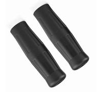 Hamwesh Vintage Classic Motorcycle Hand Grips, Low Temperature and Resistant Rubber Material, Nonslip Surface for Comfort, Fits 7/8 Inch Left and 1 Inch Right Handlebars (Black)