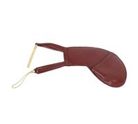 Hamwesh Violin Shoulder Rest Pad, Handmade Soft Sheepskin Non Slip Violin Chin Rest Cover, Shoulder Pad with Elastic Straps for Hand Stitching Replacement (1/2 1/4)