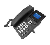 Hamwesh VoIP Phone, 2.4 Inch Color Display Dual Gigabit Ethernet PoE Supports 2 Service Lines Business Phone, Desk with Noise Cancellation Technology for Small Business Home Office