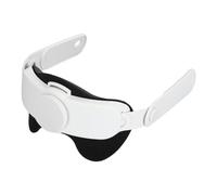 Hamwesh VR Head Strap, 52 Degree Reversible Hinge Adjustable Enhanced Comfort Support VR Glasses with Reinforced Side Strap Soft PU Leather Pads for Immersive Gaming Experience