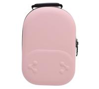 Hamwesh VR Headset Case, Ample Storage Space Scratchproof Protection Hard Carrying Case, Electronics Organizer with Detachable Shoulder Strap for Travel and Home (Pink)