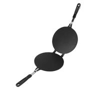 Hamwesh Waffle Cone Maker, Non Stick Fast Heating Ice Cream Cone Maker, Egg Roll with Double Sided Design for Home Restaurant Food Business (Grid Style)