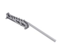Hamwesh Wall Mounted Kindling Splitter, Heavy Duty Lever Type Wood Cracker with High Carbon Steel for Home Backyard Camping (Silver)