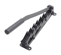 Hamwesh Wall Mounted Kindling Splitter, Heavy Duty Lever Type Wood Cracker with High Carbon Steel for Home Backyard Camping (Black)