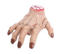 Hamwesh Wednesday Thing Hand, Crawling Motion Hand Prop with Eerie Glowing Effects and Haunting Music, Scary Props for Halloween Party Decor Cosplay Haunted House