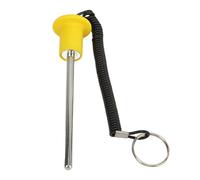 Hamwesh Weight Stack Pin, Magnetic Universal Replacement Selector Key with Pull Rope T Handle 8mm Diameter Detent Hitch Pin for Strength Training Equipment