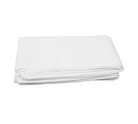 Hamwesh White Photo Backdrop, Polyester Cotton, Less Wrinkles, Easy to Clean, Fold and Carry, with Rod for Video Production, Photography Studios (3x6 M/9.84x19.68 FT)