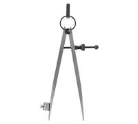 Hamwesh Wing Dividers, Carbon Steel Precision Adjustable Metal Dividers, Lightweight Scribing Compass with Pencil Holder for Leather Craft Jewelry Design Metalworking Woodworking (150mm)
