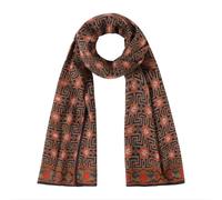 Hamzah Women's Modal Scarf 180 x 65 cm - Design Inspired by Traditional Isfahan and Bukhara Motifs | Long Lightweight Scarf for Neck or Head | Accessory with Gift Box | Ethnic Style, Lyabi