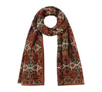 Hamzah Women's Modal Scarf 180 x 65 cm - Design Inspired by Traditional Isfahan and Bukhara Motifs | Long Lightweight Scarf for Neck or Head | Accessory with Gift Box | Ethnic Style, Samani