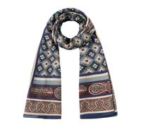 Hamzah Women's Modal Scarf 180 x 65 cm - Design Inspired by Traditional Isfahan and Bukhara Motifs | Long Lightweight Scarf for Neck or Head | Accessory with Gift Box | Ethnic Style, Ziyarat