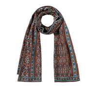 Hamzah Women's Modal Scarf 180 x 65 cm - Design Inspired by Traditional Isfahan and Bukhara Motifs | Long Lightweight Scarf for Neck or Head | Accessory with Gift Box | Ethnic Style, Zarafshan