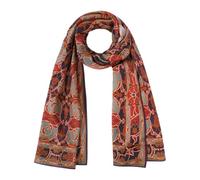 Hamzah Women's Modal Scarf 180 x 65 cm - Design Inspired by Traditional Isfahan and Bukhara Motifs | Long Lightweight Scarf for Neck or Head | Accessory with Gift Box | Ethnic Style, Nasafi