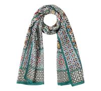 Hamzah Women's Modal Scarf 180 x 65 cm - Scarf Print Inspired by Andalusian Tiles | Lightweight Shawl Neck and Head | Exclusive Spanish Design | Ideal as a Gift with Elegant Box, Zagora