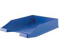 HAN 10278-16, Letter tray KARMA. The environmentally-friendly letter tray, awarded with the eco-label: THE BLUE ANGEL, 100% recycled material, pack of ten, eco-blue