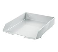 HAN 1028-11, WAVE EXCLUSIV Letter tray. Puristic, stylish, elegant and glossy, light-grey - various colours to choose from