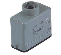 Han 10A Hood Top Entry Aluminum M20 Connector Housing - 19200101440