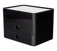 Han 1100-13 ALLISON SMART-BOX PLUS, Drawer Box with 2 Drawers and Utensil Box, jet black