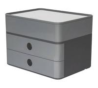 Han 1100-19 SMART-BOX PLUS ALLISON, Drawer Box with 2 Drawers and Utensil Box, Granite Grey