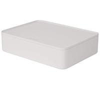 Han 1110-12 ALLISON SMART-ORGANIZER , functional, stackable utensil box with interior tray and lid, Snow White