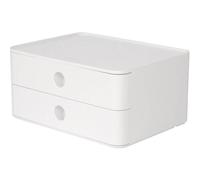 Han 1120-12 ALLISON SMART-BOX, designer drawer box, stackable with 2 drawers, Snow White