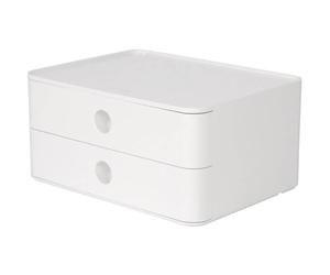 Han 1120-12 ALLISON SMART-BOX, designer drawer box, stackable with 2 drawers, Snow White