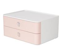 Han 1120-86 ALLISON SMART-BOX, designer drawer box, stackable with 2 drawers, Flamingo Rose