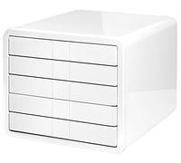 HAN 1551-12, i-Box Drawer Set. Innovative drawer set in premium quality honoured with Design Prizes. With 5 closed drawers, white