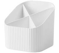 HAN Re-X-Loop Desk Quiver - say yes to 100% Recycled Modern Young Design for All Desk Utensils, White, 17238-912