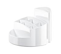 HAN 17460-12, RONDO Desk tidy. Elegant, glossy, premium quality with 9 compartments, white