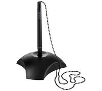 HAN 1751-13, DELTA pen holder. Attractive, elegant and stylish. Premium quality with extra long chain, black