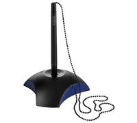 HAN 1751-34, DELTA pen holder. Attractive, elegant and stylish. Premium quality with extra long chain, black-blue